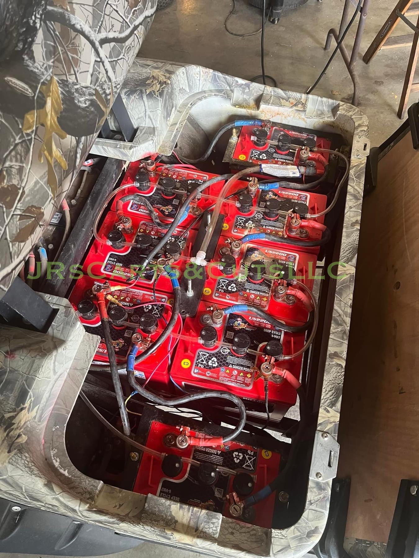 Picture of a lead acid battery replacement that Jared did. Showcasing his attention to details with every job he does.